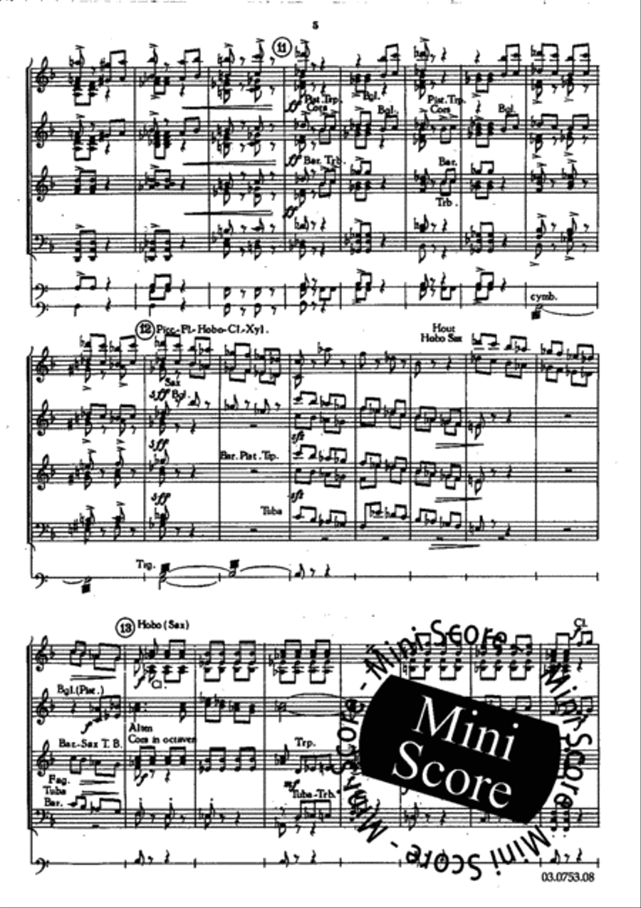 Colas Breugnon Colas Breugnon Concert Band scores gallery preview page 9