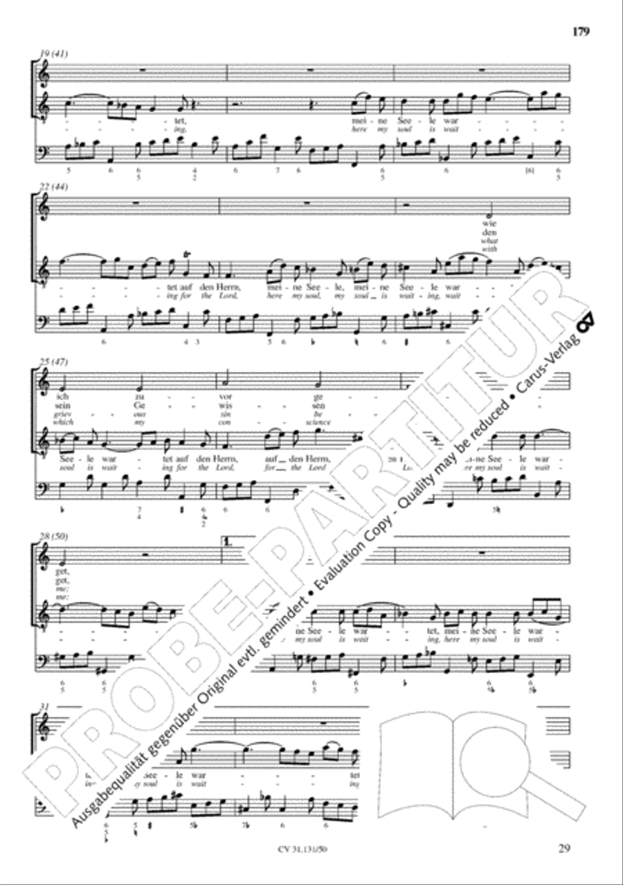 The Complete Sacred Vocal Works (Das geistliche Vokalwerk) Voice scores gallery preview page 180