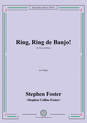 S. Foster-Ring,Ring de Banjo!,in A Major