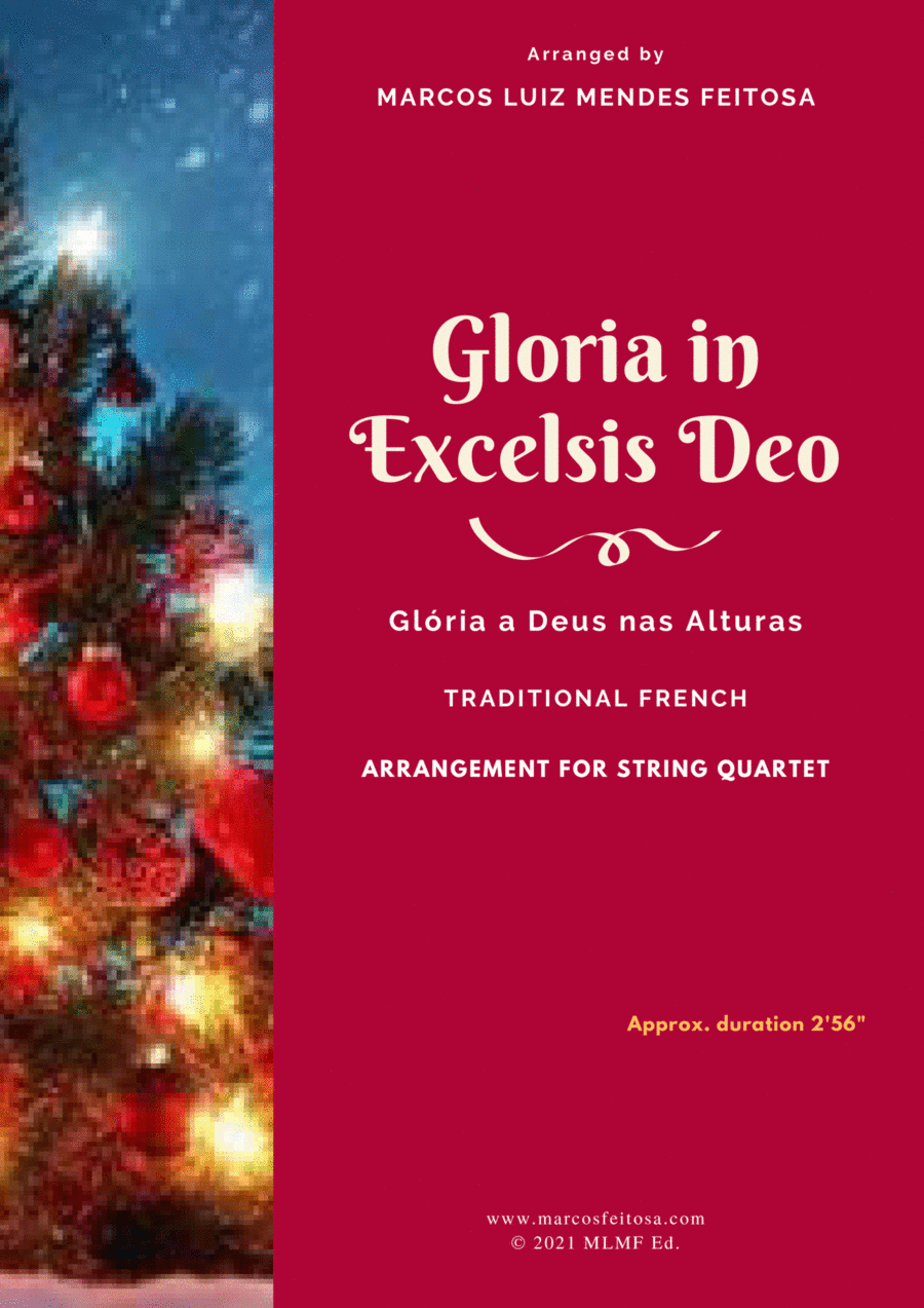 Gloria In Excelsis Deo - String Quartet String Quartet scores gallery preview page 1