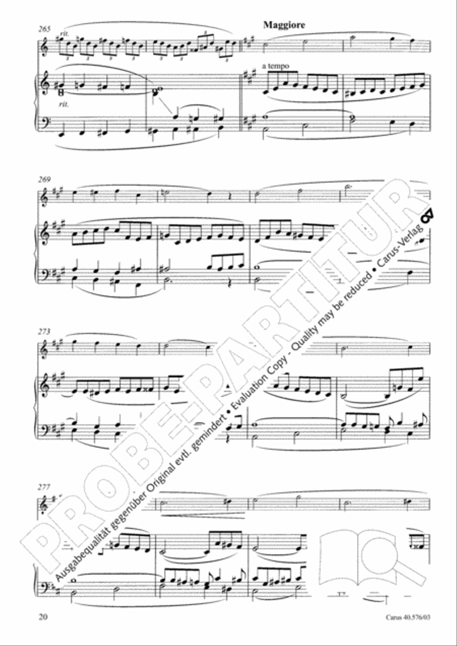 Oboe Concerto in A minor (Concerto per Oboe ed Orchestra in a) Clarinet scores gallery preview page 21
