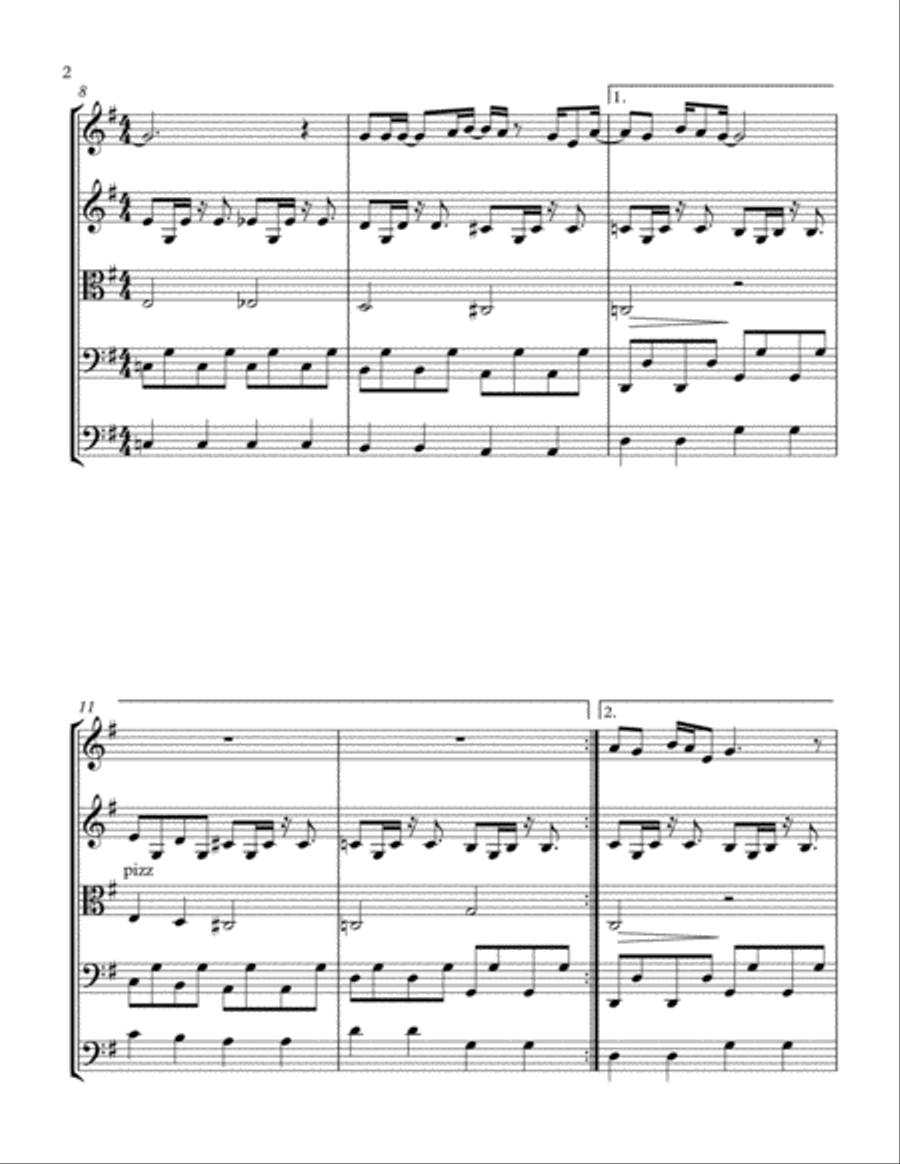 Blackbird Blackbird String Orchestra scores gallery preview page 3