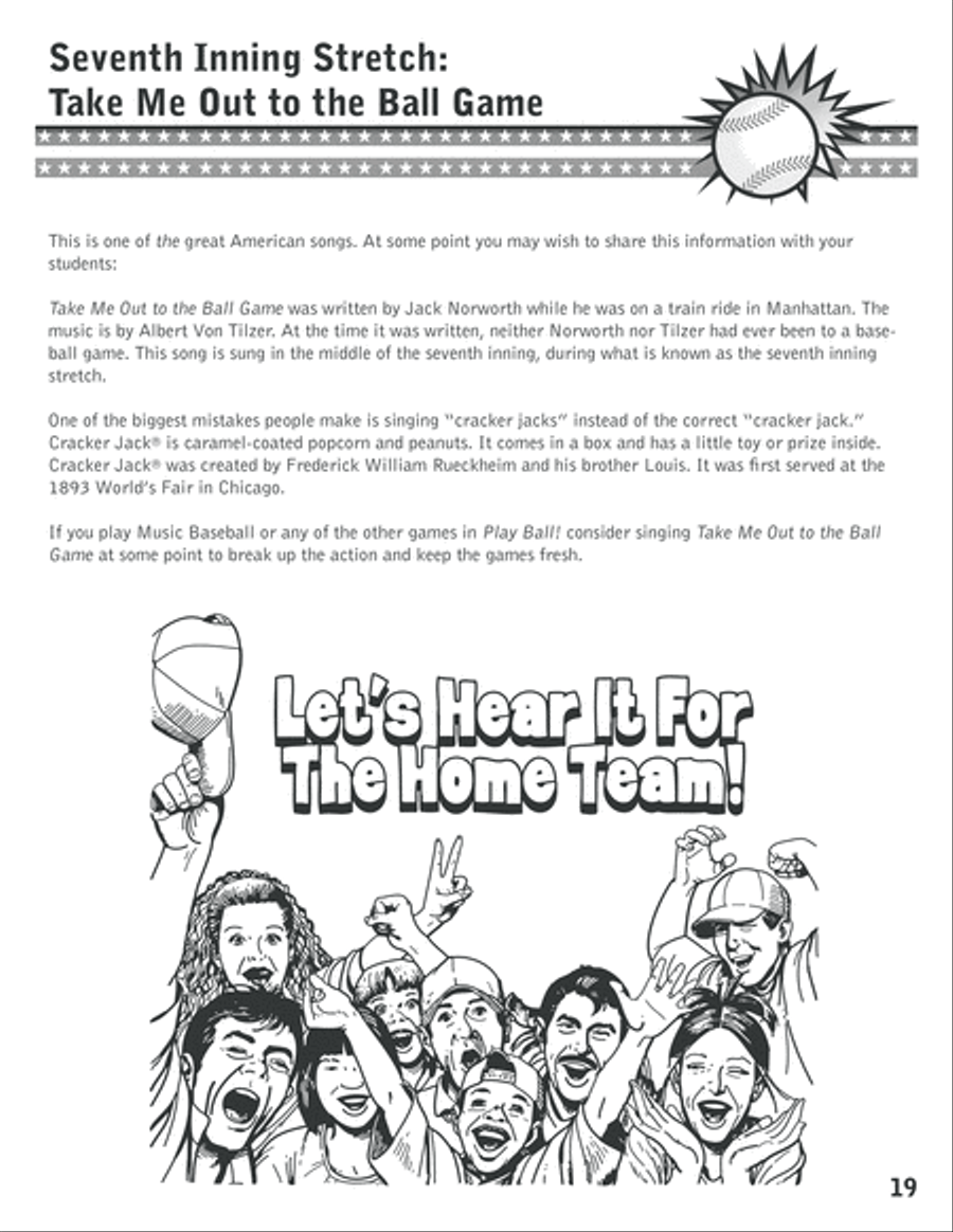 Play Ball! Unison Choir scores gallery preview page 20