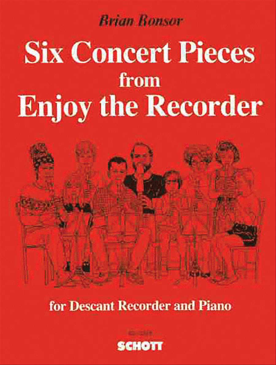 6 Concert Pieces from Enjoy the Recorder Soprano Recorder scores gallery preview page 1