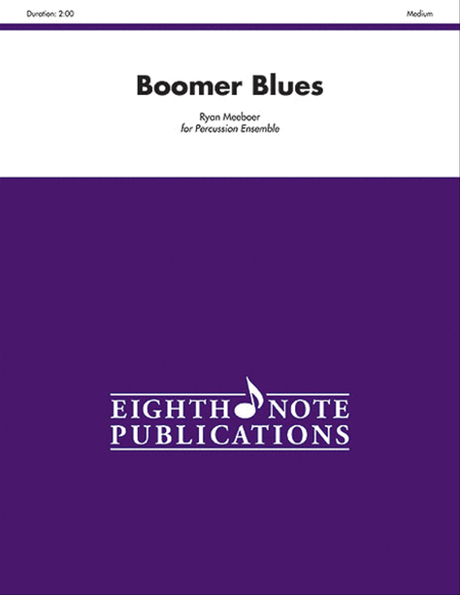 Boomer Blues Percussion Ensemble scores gallery preview page 1
