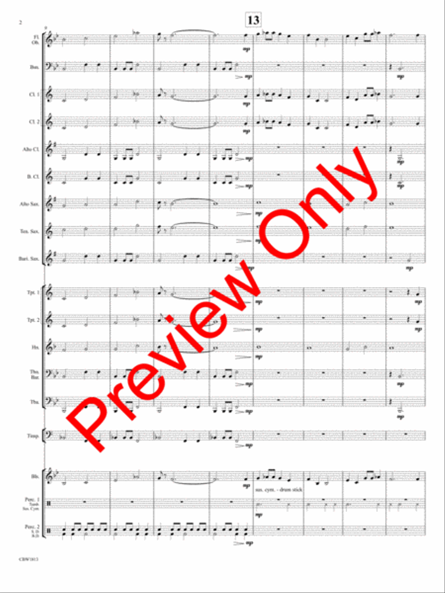 All Things Possible Concert Band scores gallery preview page 5