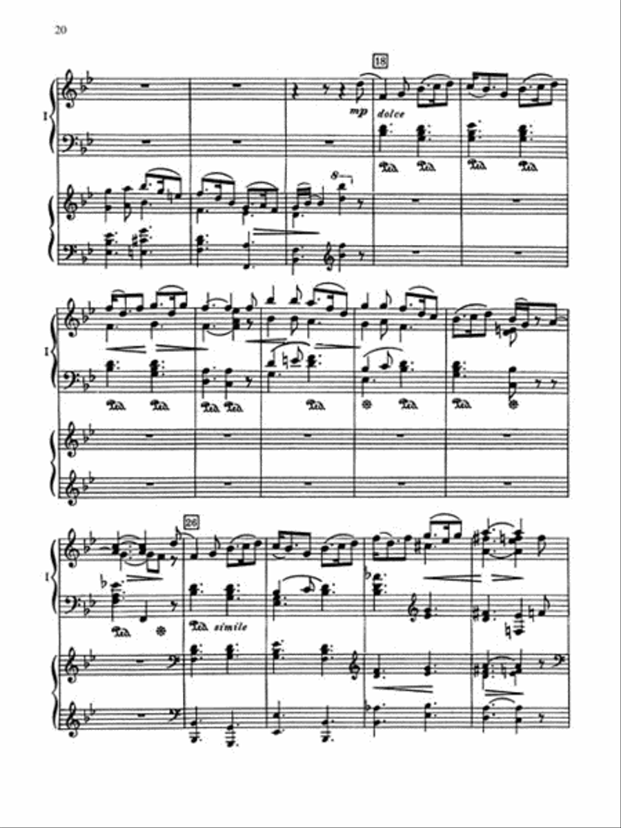 Concerto in D Minor Piano Solo scores gallery preview page 6