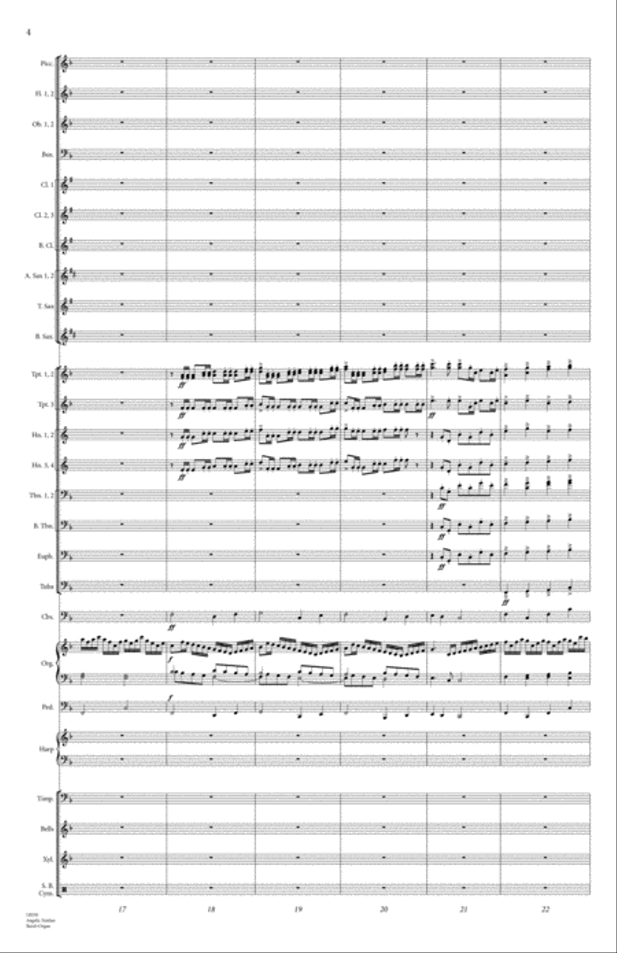 Angelic Fanfare Concert Band scores gallery preview page 5