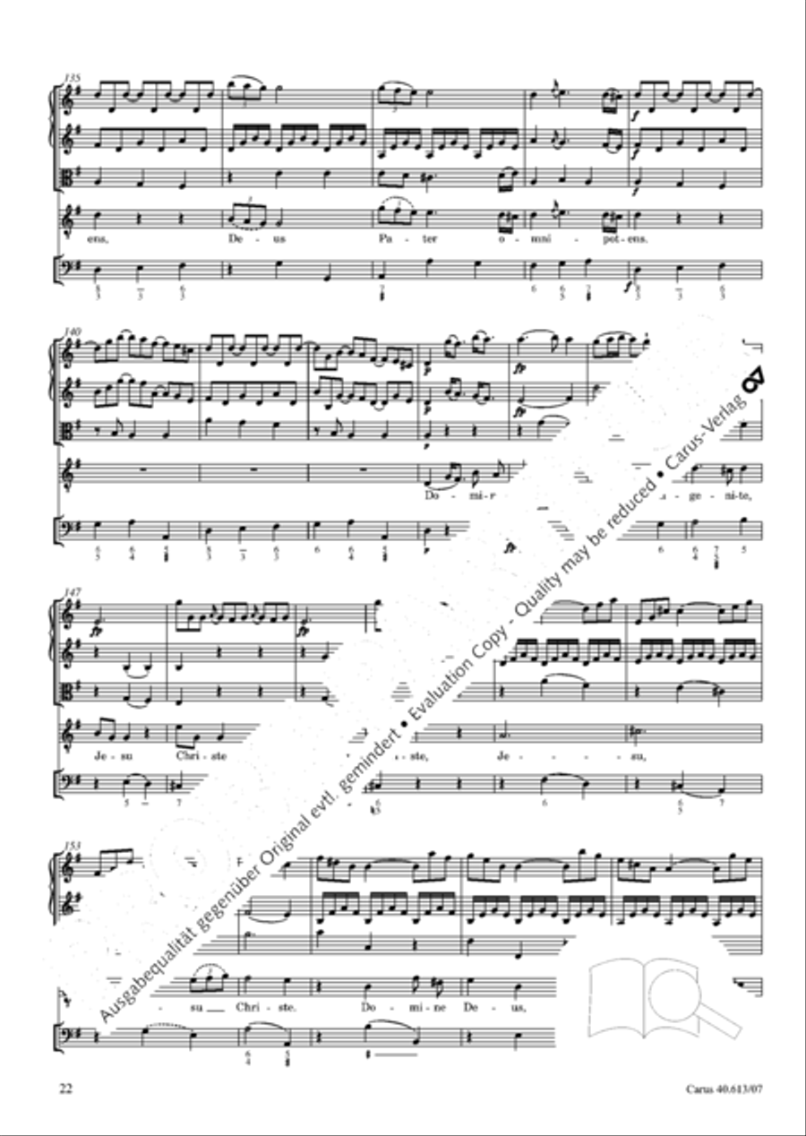 Mass in C (Missa in C) Mass in C (Missa in C) 4-Part scores gallery preview page 29