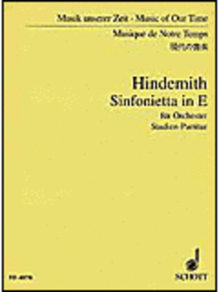 Book cover for Sinfonietta E Maj
