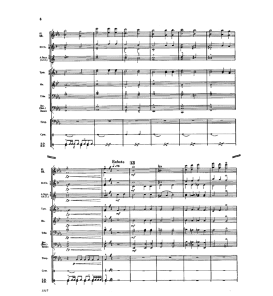 Waltzing Matilda Concert Band scores gallery preview page 7