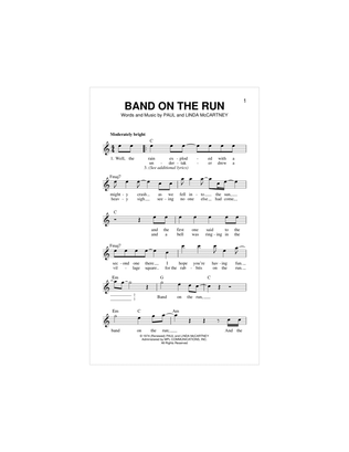 Book cover for Band On The Run