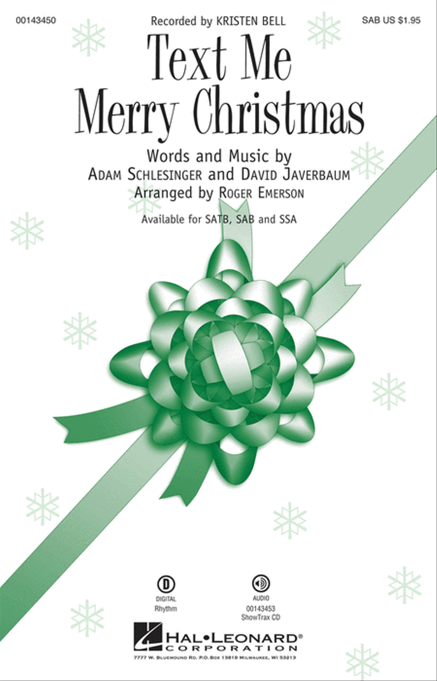 Text Me Merry Christmas 3-Part scores gallery preview page 1
