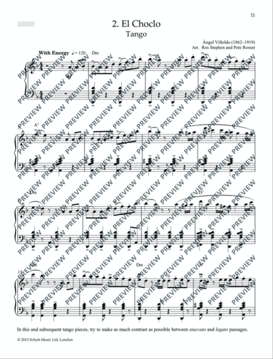 Argentinian Tango and Folk Tunes for Accordion Accordion scores gallery preview page 12