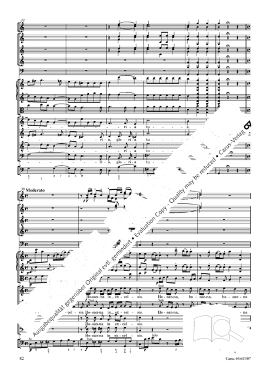 Mass in C (Missa in C) Mass in C (Missa in C) 4-Part scores gallery preview page 89