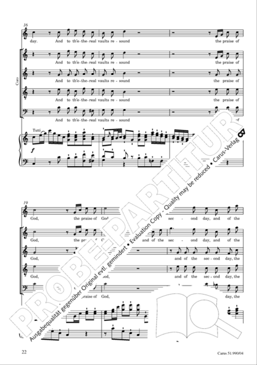The Creation 4-Part scores gallery preview page 23