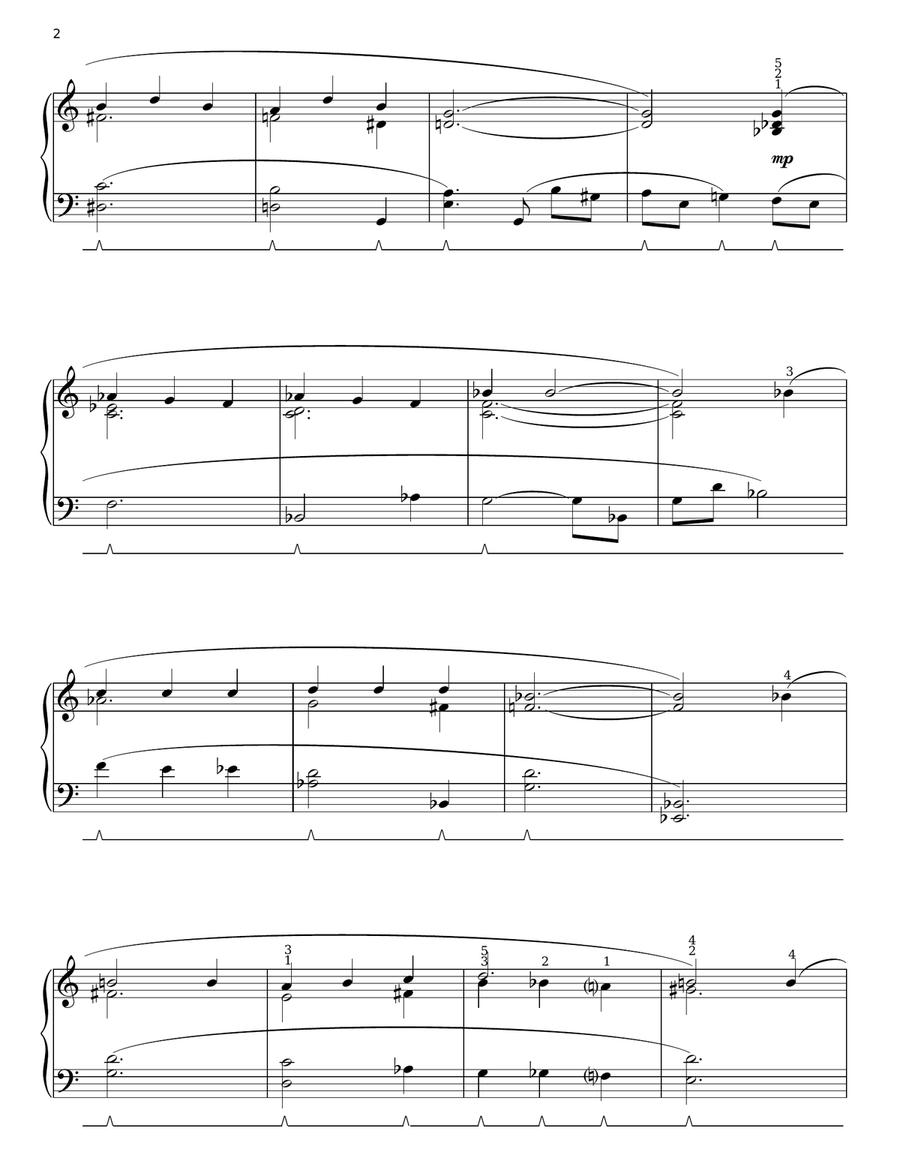 I'll Be With You In Apple Blossom Time Piano Solo scores gallery preview page 2