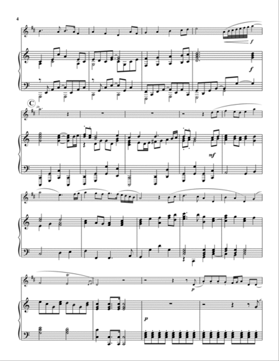 Lobster Haydn in the Highlands Trumpet Solo scores gallery preview page 4