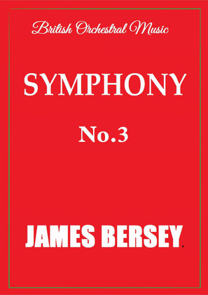 Symphony No.3 - full orchestral score