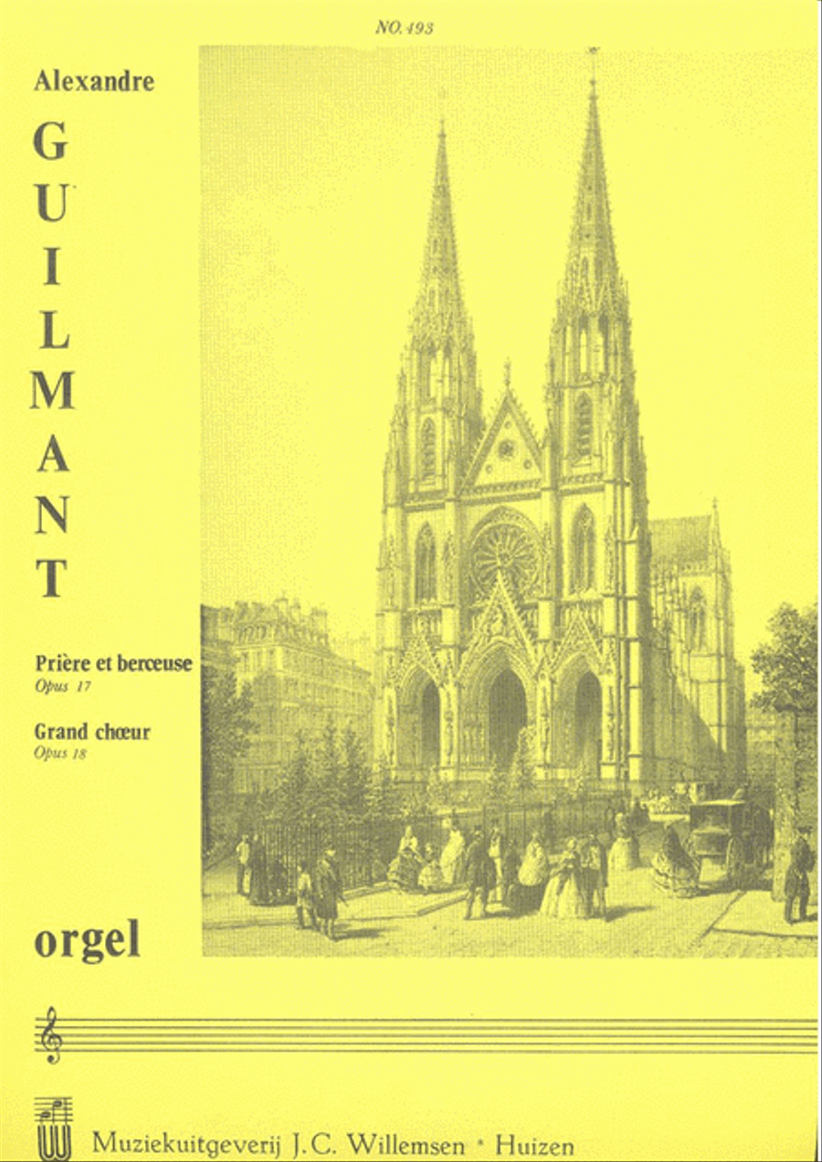 Priere Et Berceuse Op.17/Grand Choeur Op.18 Organ scores gallery preview page 1