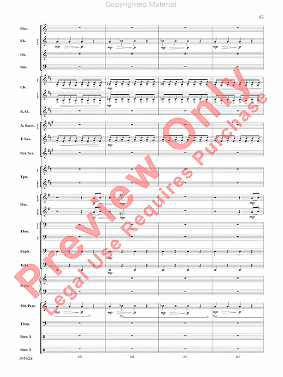 The Complete Harry Potter Concert Band scores gallery preview page 58