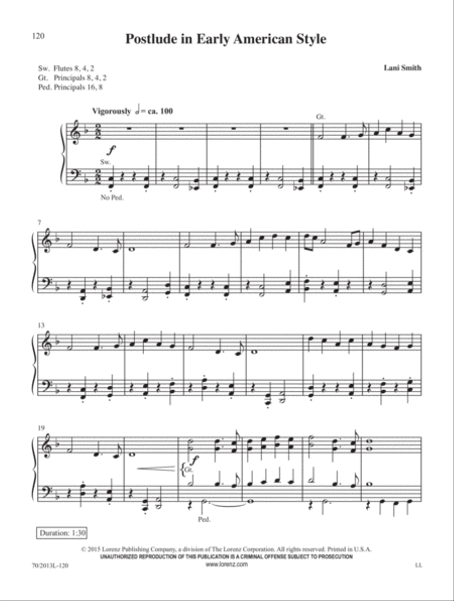 The Complete Organist, Vol. 2 Organ Solo scores gallery preview page 41