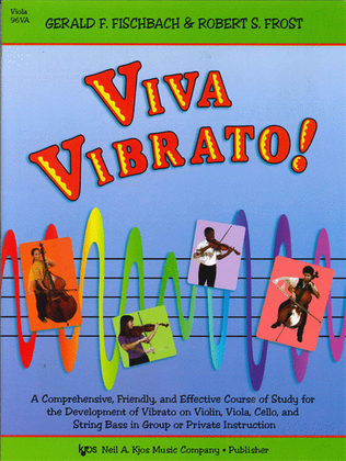 Book cover for Viva Vibrato! - Viola