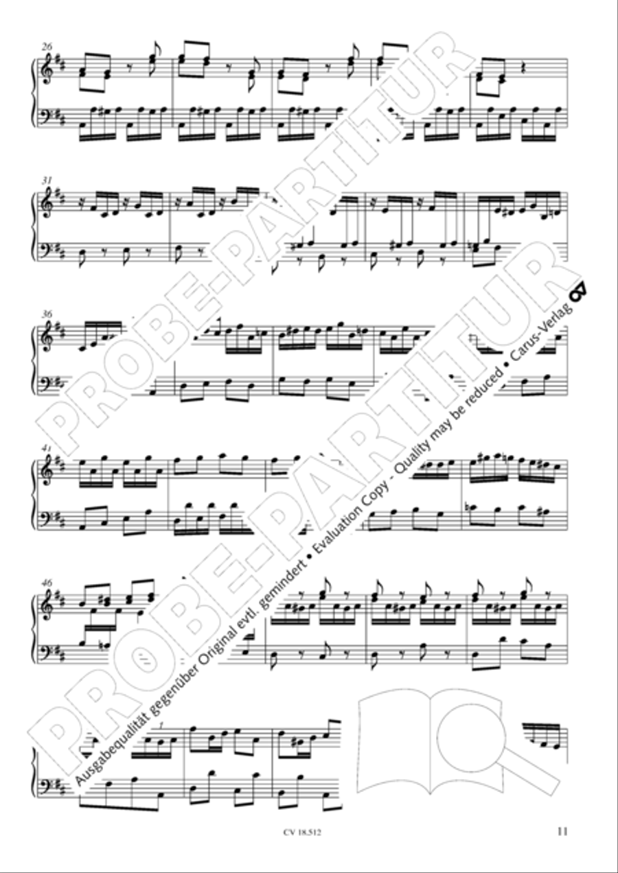 Six Suites Harpsichord scores gallery preview page 12