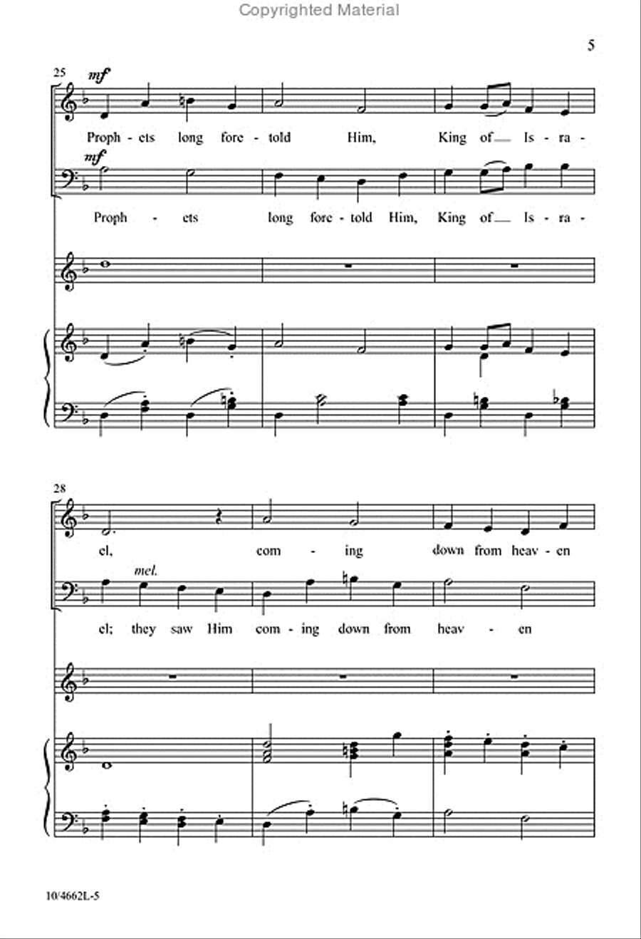 Advent Noel 4-Part scores gallery preview page 5