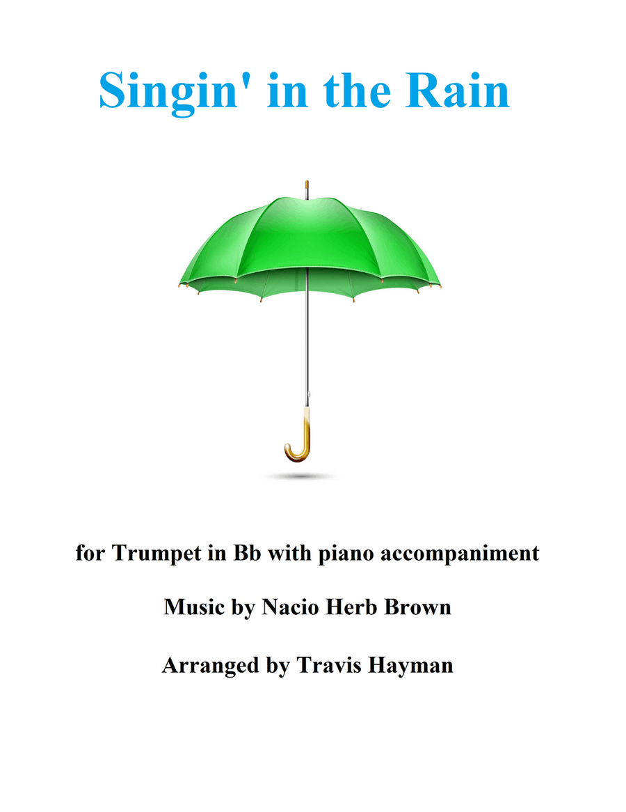 Singin' In The Rain B-Flat Trumpet scores gallery preview page 1