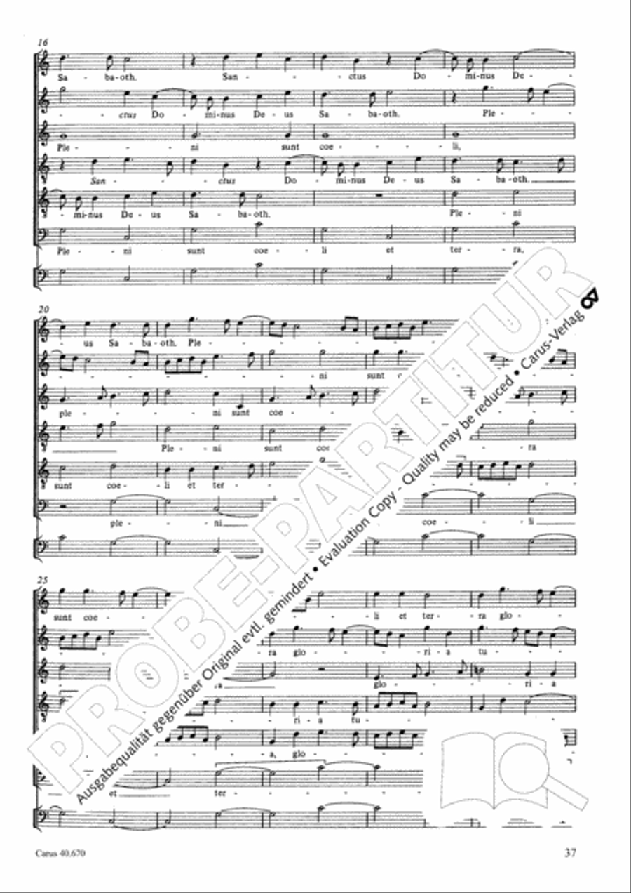 Missa in illo tempore Choir scores gallery preview page 50