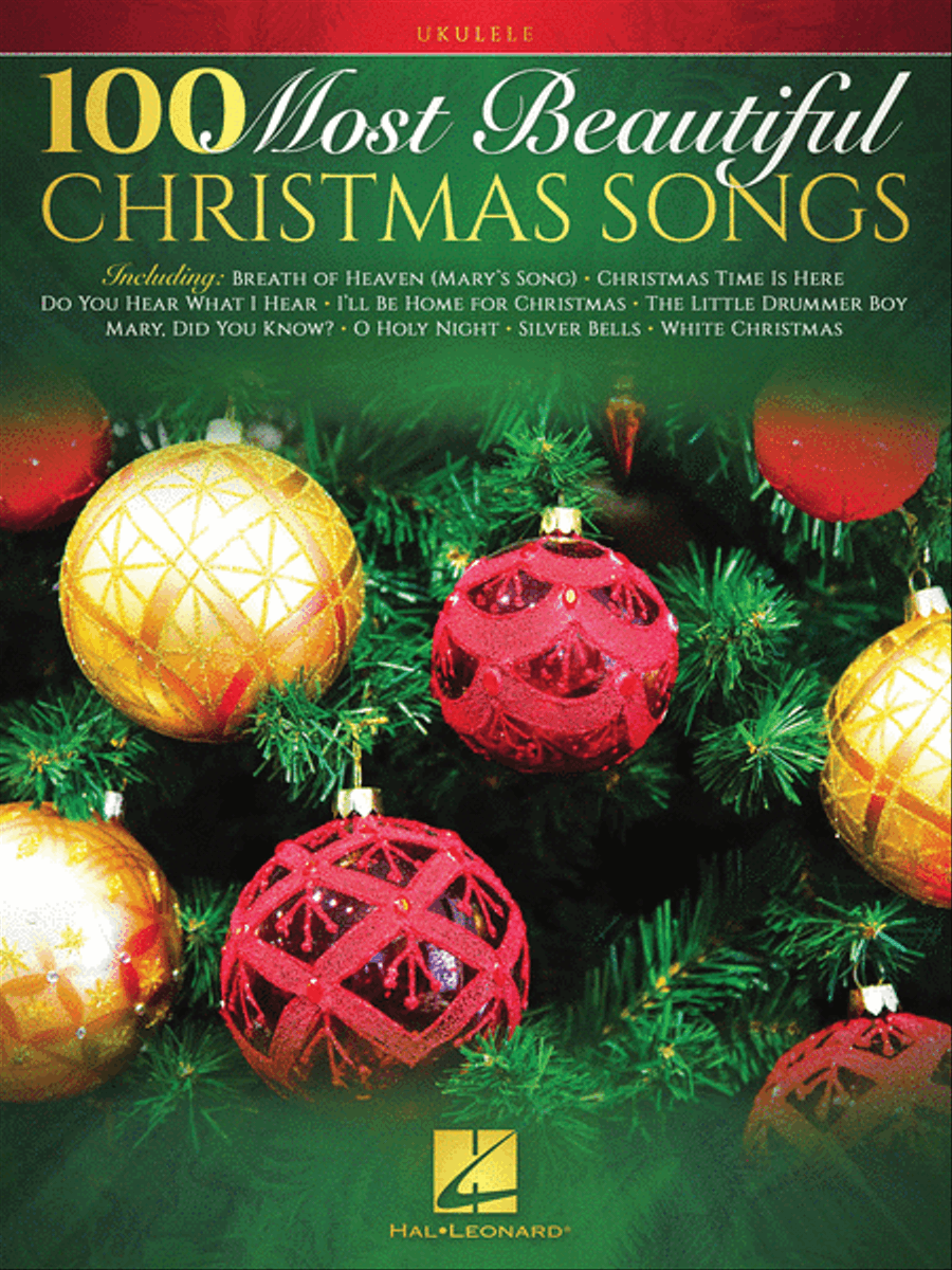 100 Most Beautiful Christmas Songs Ukulele scores gallery preview page 1