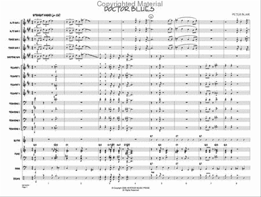 Doctor Blues Doctor Blues Jazz Ensemble scores gallery preview page 2
