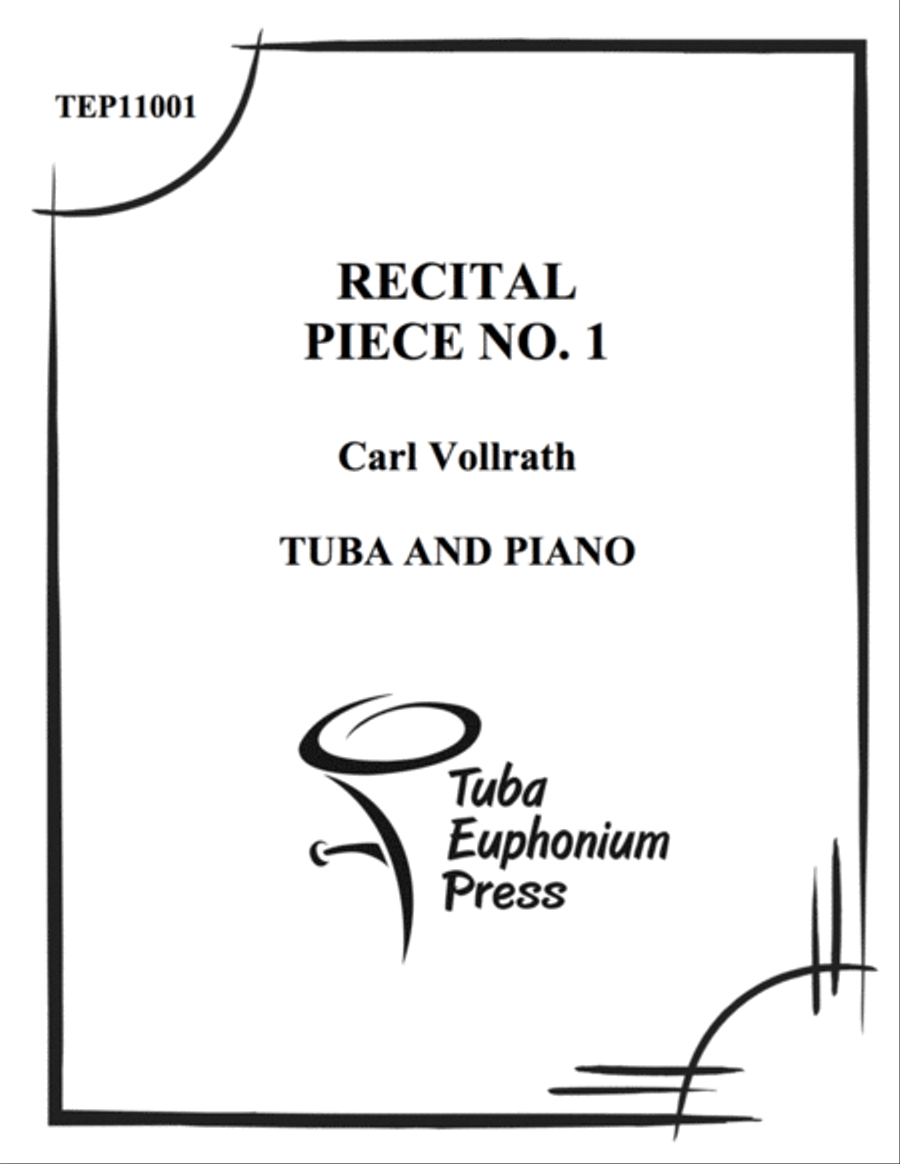 Recital Piece No 1 Tuba scores gallery preview page 1
