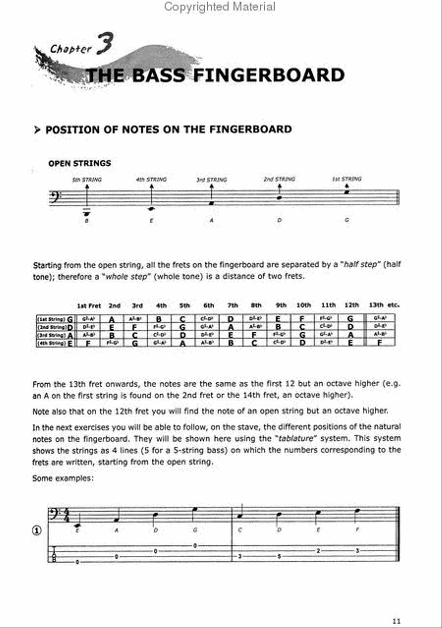 The New Method for Electric Bass, Book 1 Bass Guitar scores gallery preview page 3