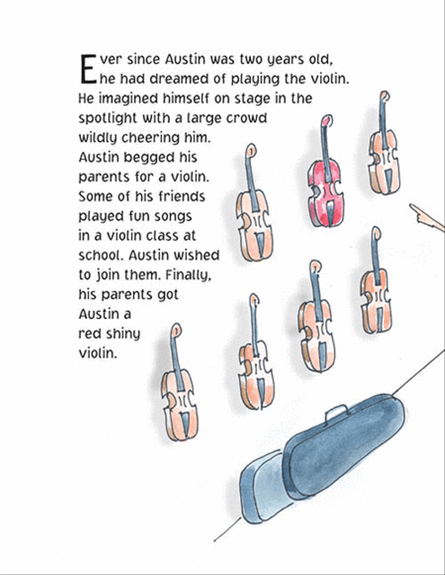 The Amazing Incredible Shrinking Violin Violin Solo scores gallery preview page 3