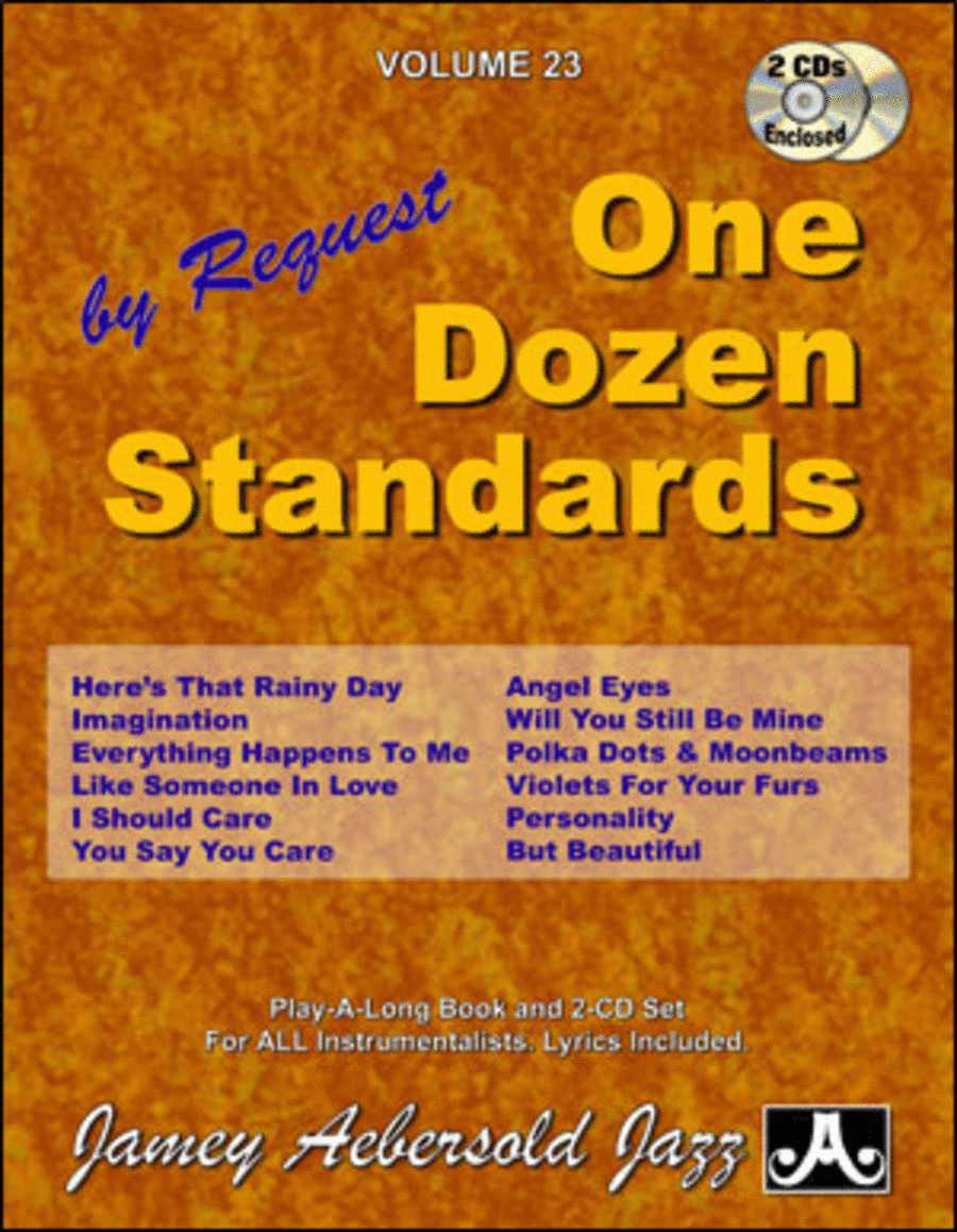Volume 23 - One Dozen Standards Voice scores gallery preview page 1