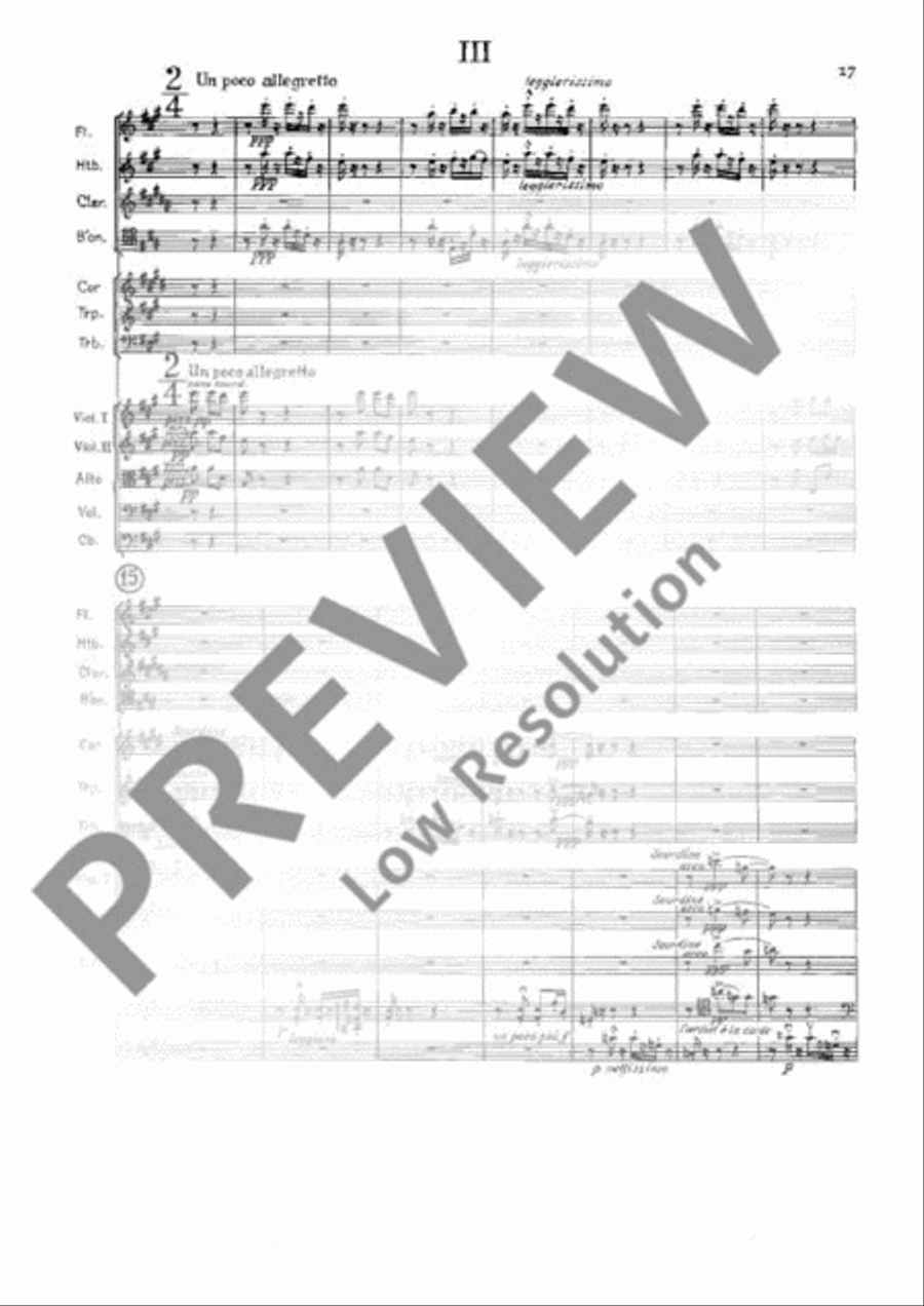 Sérénade Sérénade Chamber Orchestra scores gallery preview page 18