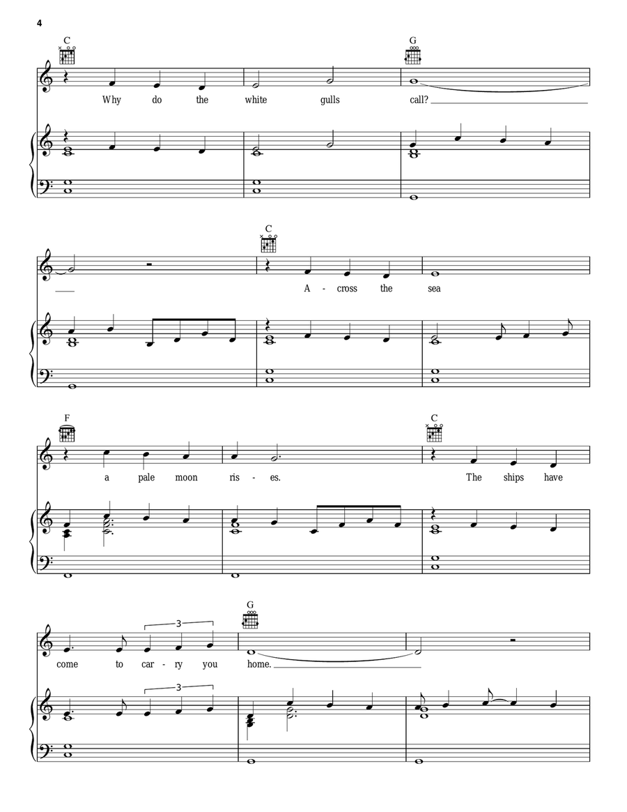 Into The West (from The Lord Of The Rings: The Return Of The King) Acoustic Guitar scores gallery preview page 4
