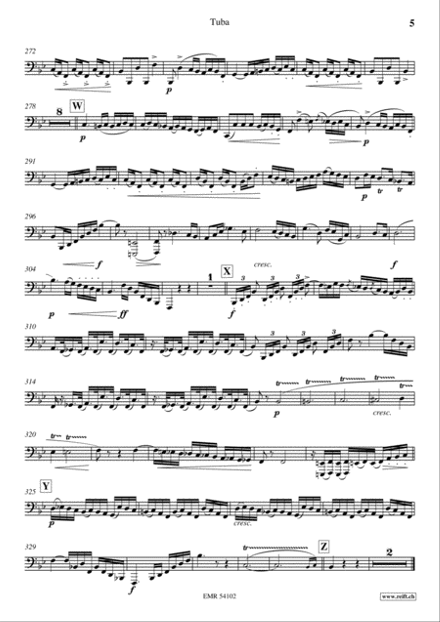 Concertino Bb Minor Tuba scores gallery preview page 6