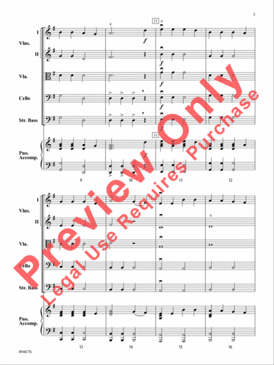On the Open Seas String Orchestra scores gallery preview page 4