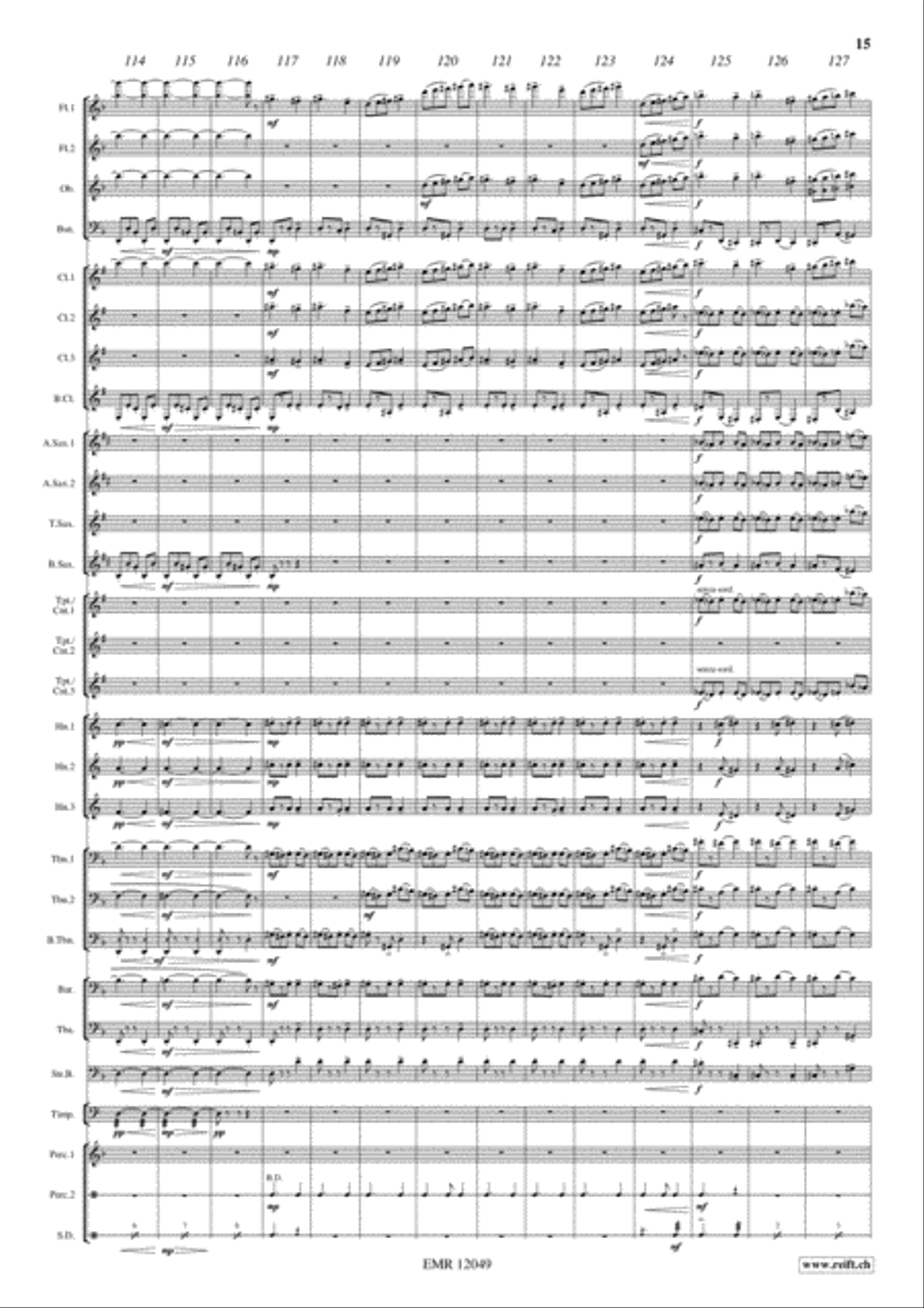 Rambo Concert Band scores gallery preview page 16