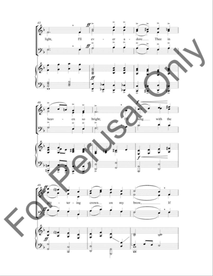 My Jesus, I Love Thee (Choral Score) 4-Part scores gallery preview page 6
