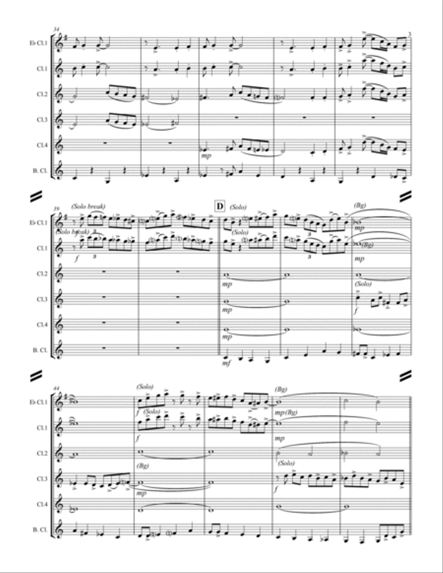 Witchcraft Woodwind Ensemble scores gallery preview page 4