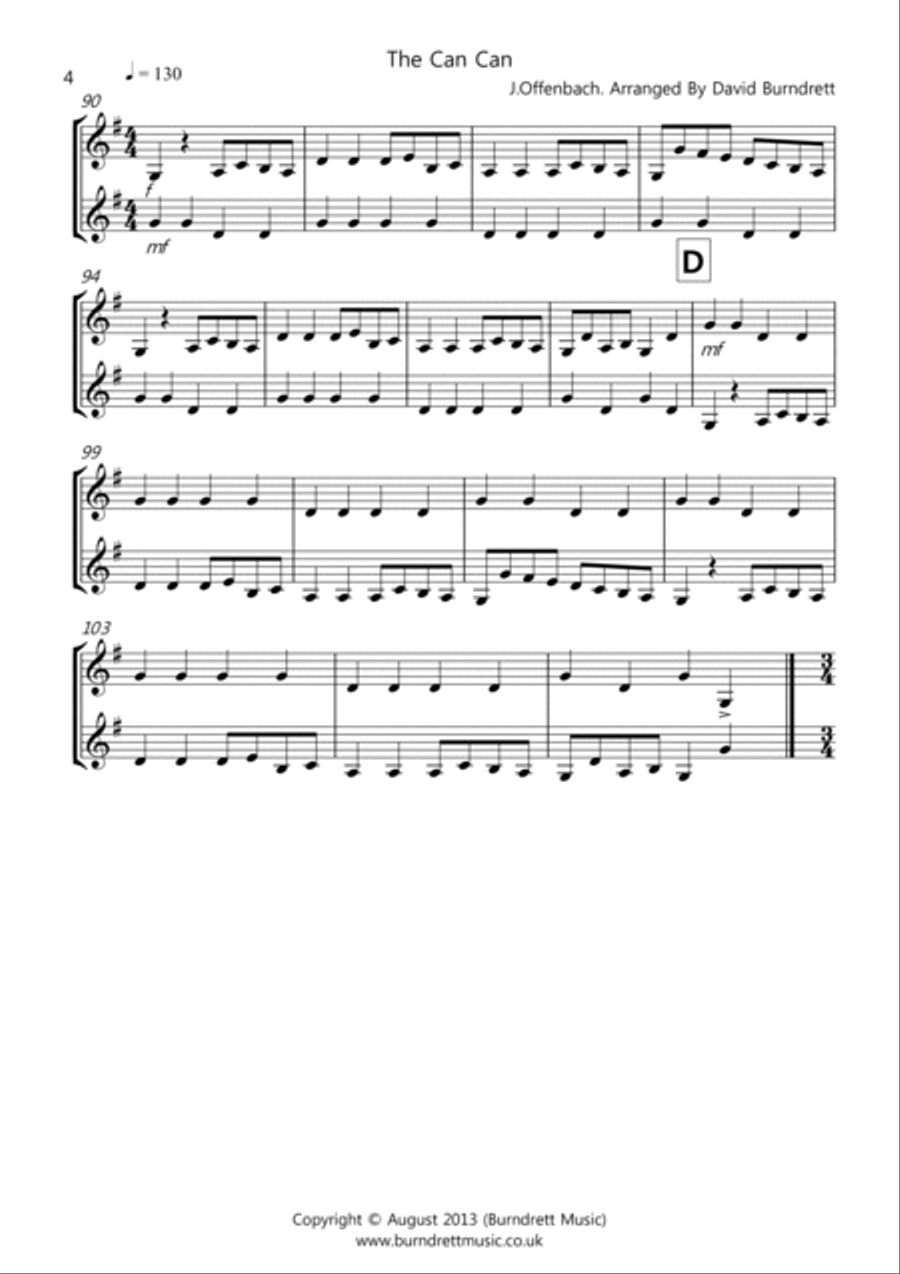 8 Duets for French Horn Brass Duet scores gallery preview page 4
