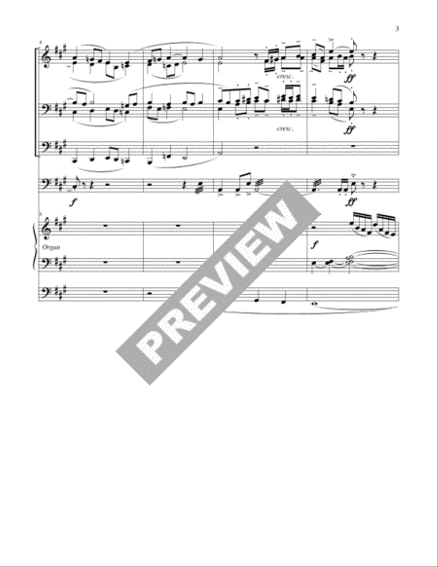 Go Make of All Disciples / The Day of Resurrection - Full Score and Parts 4-Part scores gallery preview page 3