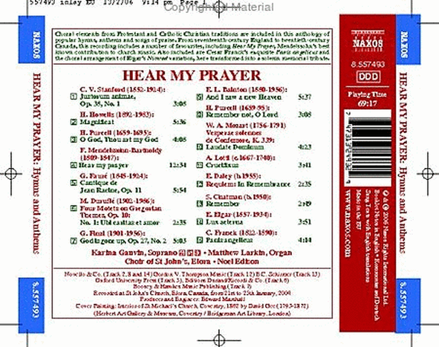 Hear My Prayer: Hymns & Anthem image number null
