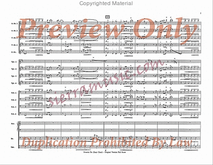 Sweetie Pie (Pro) (aka Easy Chair) Big Band scores gallery preview page 3