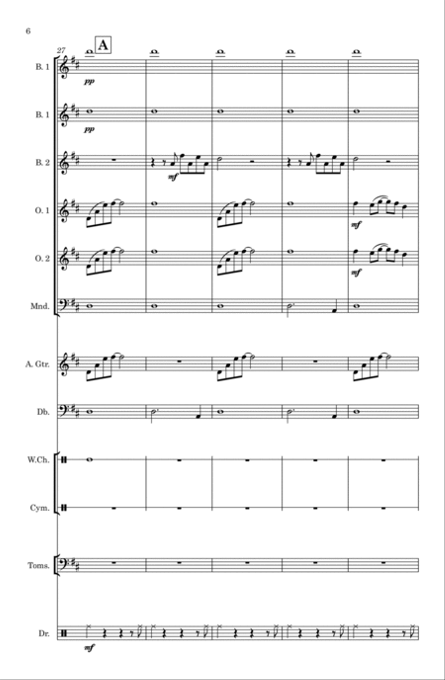 A Whole New World Large Ensemble scores gallery preview page 6