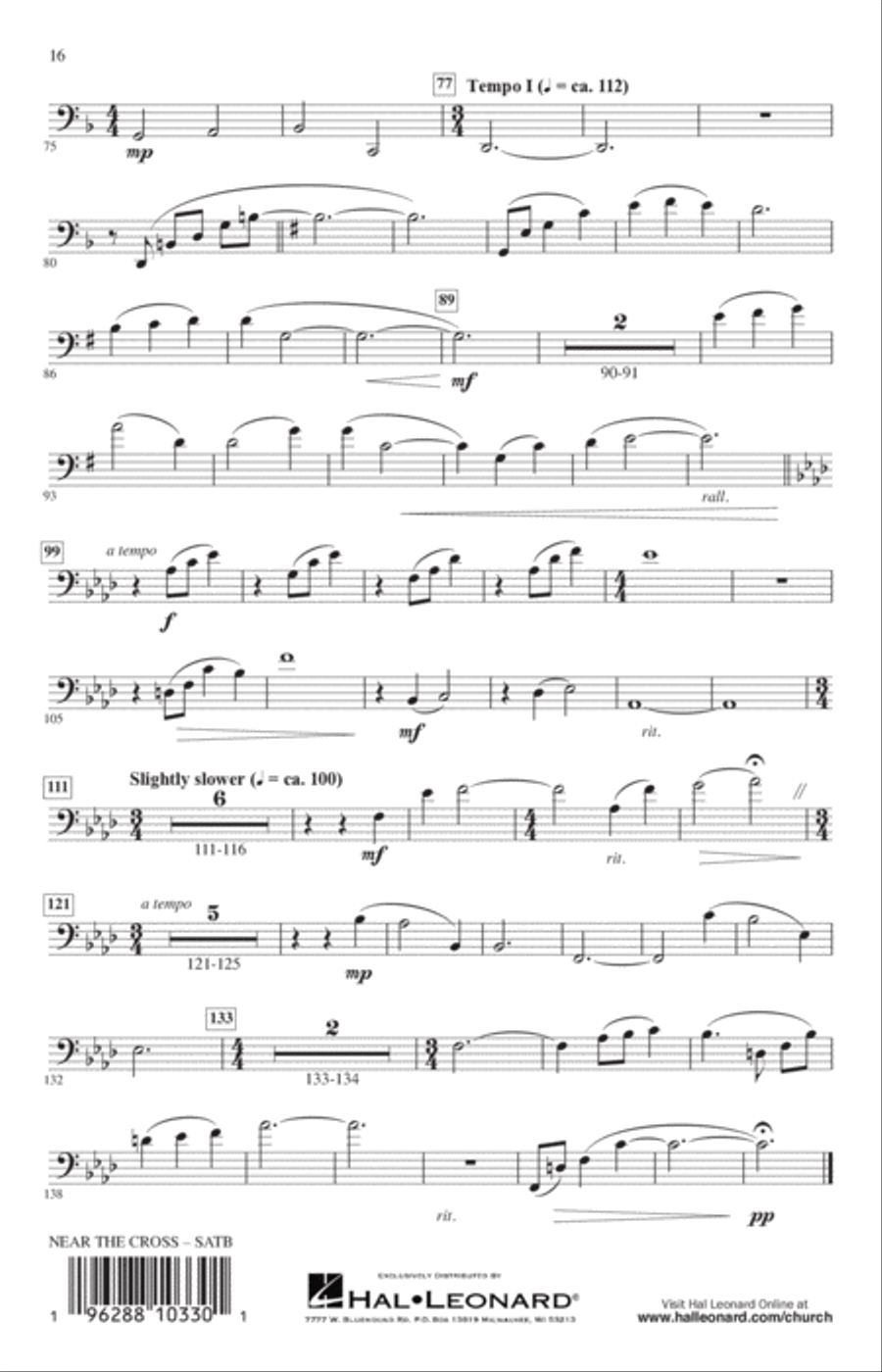Near The Cross (arr. Heather Sorenson) 4-Part scores gallery preview page 15